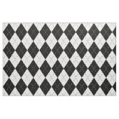 Zwart-witte Argyle Stof (Fat Quarter)
