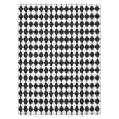 Zwart-witte Argyle Tafelkleed (Voorkant)