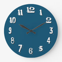 Zwart-witte artistieke getallen diepblauw