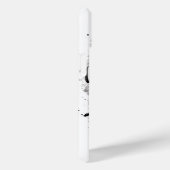 Zwart-witte astronaut kat Case-Mate iPhone case (Achterkant / Rechts)
