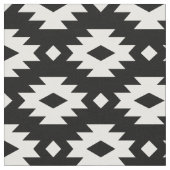 Zwart-witte Aztec Stof (Close Up)
