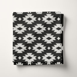 Zwart-witte Aztec Stof