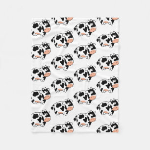 Zwart-witte Baby Fleece Deken