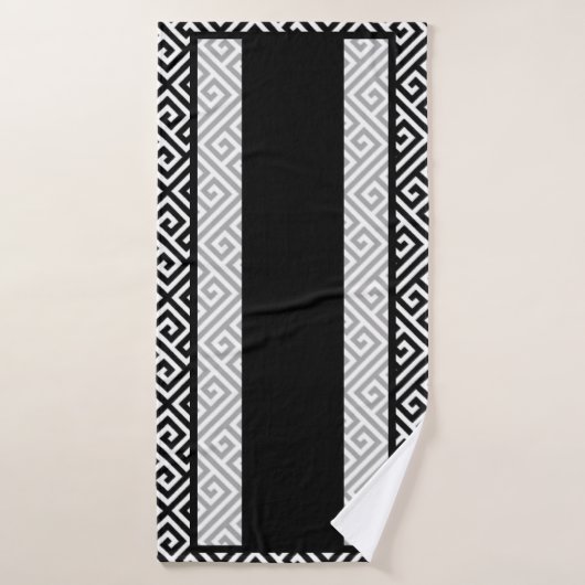 Zwart-witte badhanddoek (Badhanddoek)