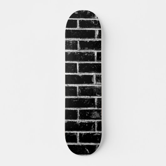 Zwart-witte bakmuur persoonlijk skateboard (Voorkant)