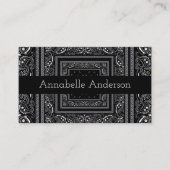 Zwart-witte banaan personaliseren visitekaartje (Voorkant)