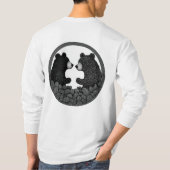 Zwart-witte beren t-shirt (Achterkant)