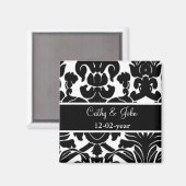 Zwart-witte beschadiging Opslaan Datum Magneet (Voorkant / Achterkant)