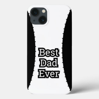 Zwart Witte Beste Papa Ooit iPhone Hoesje