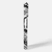 Zwart-witte blauwe ogen tijger Case-Mate iPhone case (Achterkant / Rechts)