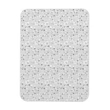 Zwart Witte Bloem Stippelwerk | Naadloos Botanisch