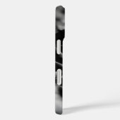 Zwart-witte bloemblaadjes Case-Mate iPhone case (Achterkant / Rechts)