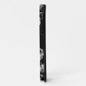 zwart witte bloemen getekend met potlood land ipho Case-Mate iPhone case (Achterkant/links)