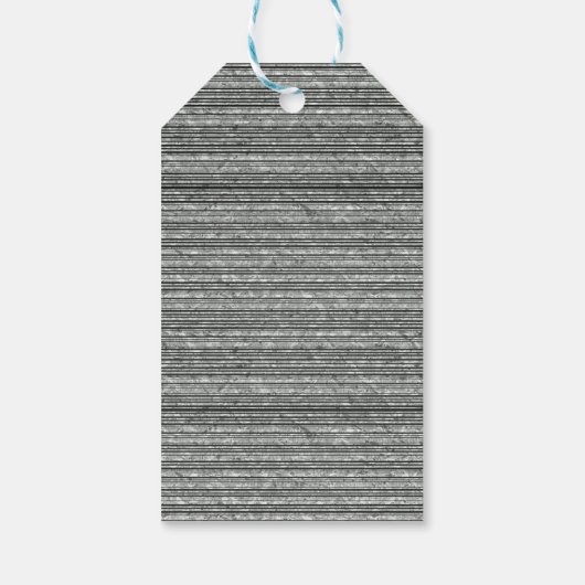 Zwart-witte  bloemen Moderne afbeelding Cadeaulabel (Achterkant)