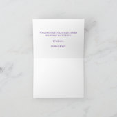 Zwart-Witte Bloementuin Bedankkaart (Binnen)