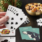 Zwart-witte bokser pokerkaarten (Insitu)