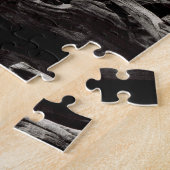 Zwart-witte boom legpuzzel (Zijkant)