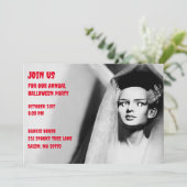  zwart-witte bruid van Frankenstein Kaart (Staand voorkant)