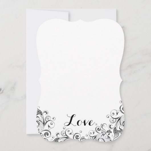 Zwart-witte bruine bruinbruiningen kaart (Achterkant)