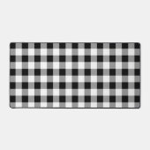 Zwart-witte buffelplaat bureaumat (Voorkant)