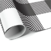 Zwart-witte buffelplaat cadeaupapier (Rol Hoek)