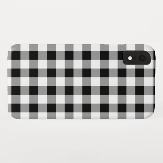 Zwart-witte buffelplaat Case-Mate iPhone case (Achterkant (horizontaal))