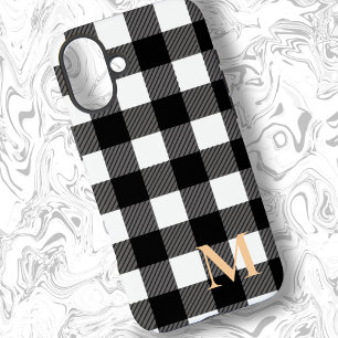 Zwart-witte buffelplaat iPhone 16 plus hoesje