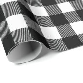 Zwart-witte buffelplaat, geborduurd cadeaupapier (Rol Hoek)