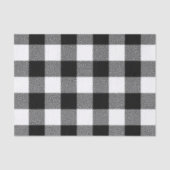 Zwart-witte buffelplaat tissuepapier (Voorkant)
