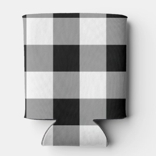 Zwart-witte buffels blikjeskoeler (Achterkant)