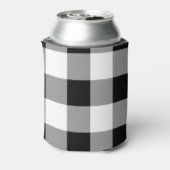 Zwart-witte buffels blikjeskoeler (Blikje Achterkant)