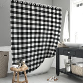 Zwart-witte buffels douchegordijn