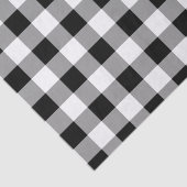 Zwart-witte buffels, gebundeld Rustisch Patroon Tissuepapier (Detail)