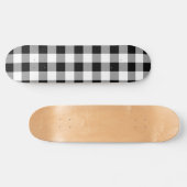 Zwart-witte buffels persoonlijk skateboard (Horizontaal)