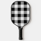 Zwart-witte buffels pickleball paddle (Voorkant)