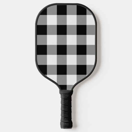 Zwart-witte buffels pickleball paddle (Voorkant)