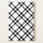 Zwart-witte buffels planner (Achterkant)