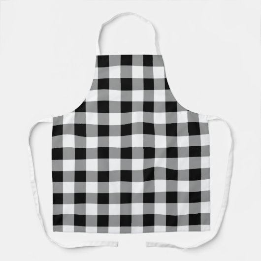 Zwart-witte buffels schort (Voorkant)