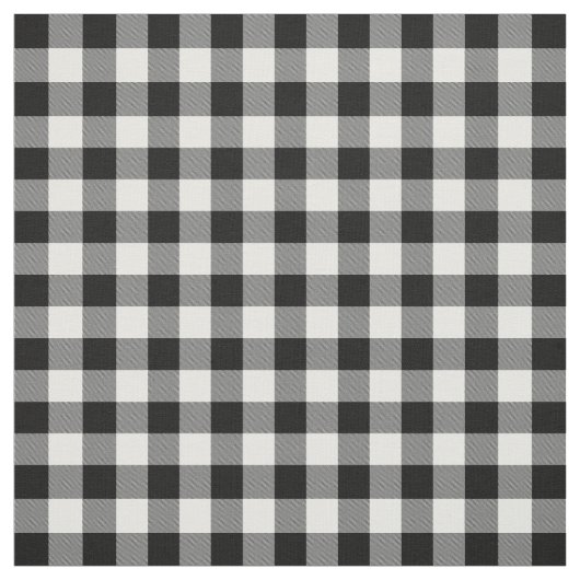 Zwart-witte buffels stof (Swatch)