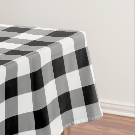 Zwart-witte buffels tafelkleed