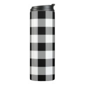 Zwart-witte buffels thermosbeker (Gedraaid links)