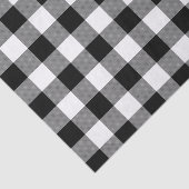 Zwart-witte buffels tissuepapier (Detail)