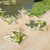 Zwart-witte bull Dog Puppy Legpuzzel (Zijkant)