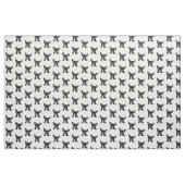 Zwart-witte Bulldog Stof (Yard (91,4 cm))