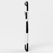 Zwart-witte cactus. Modern cacti patroon Case-Mate iPhone Case (Achterkant/rechts)