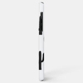 Zwart-witte cactus. Modern cacti patroon Case-Mate iPhone Case (Achterkant/links)