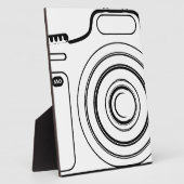 Zwart-witte camera fotoplaat (Zijkant)