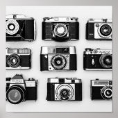 Zwart-witte camera's poster (Voorkant)