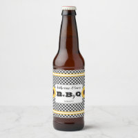 Zwart | Witte cheques Baby Q BBQ Shower