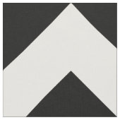 Zwart-witte Chevron Zigzag Fabric Stof (Close Up)